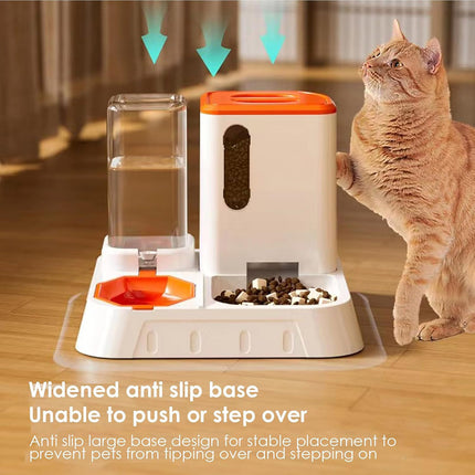 Pet Water Dispenser Automatic Feeder Bowl Cat Dog Drinking Fountain Food Feeding