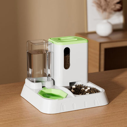 Pet Water Dispenser Automatic Feeder Bowl Cat Dog Drinking Fountain Food Feeding