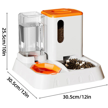 Pet Water Dispenser Automatic Feeder Bowl Cat Dog Drinking Fountain Food Feeding