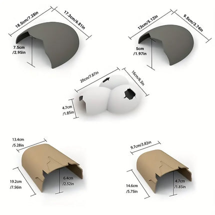 Reptile Hideout Plastic Cave Decorative Shelter for Lizard Snake Spider Habitat