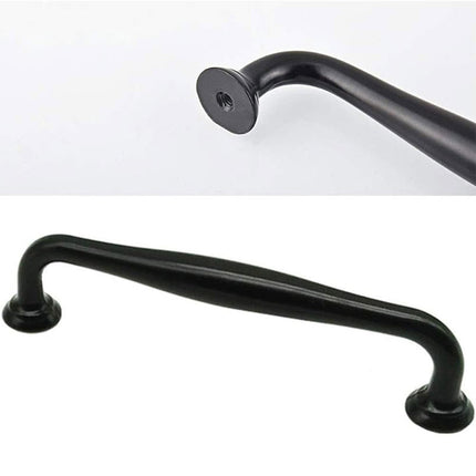 Vintage Black Drawer Handle European Cabinet Door Pull Closet Shoe Cabinet Knob
