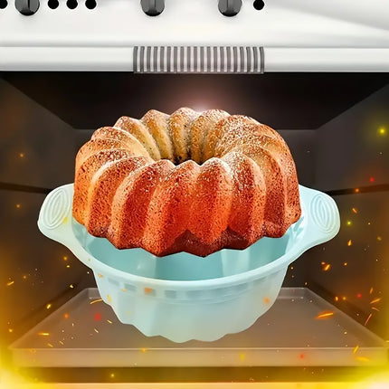 6PCS Silicone Cake Mould Set Baking Pans Nonstick Cupcake Cookie Tools Reusable