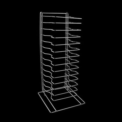 Pizza Baking Rack 14-Tier Iron Pizza Stand Easy to Storage for Kitchen Oven Use