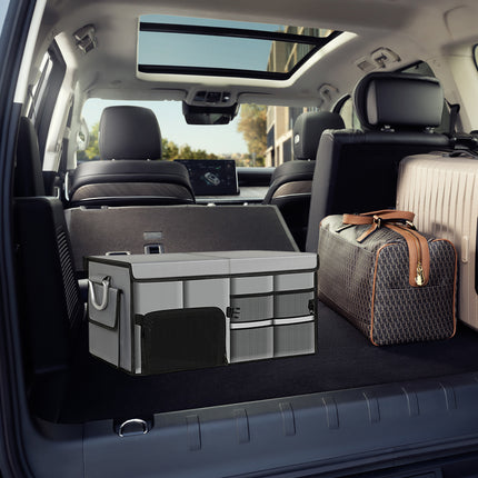 Car Trunk Storage Box Organizer Durable Waterproof Non Slip For SUV Sedan Auto