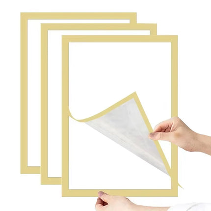 Magnetic Display Frame 6PCS A4 Wall Mount Magnet Frame Reusable Sign Holder Set