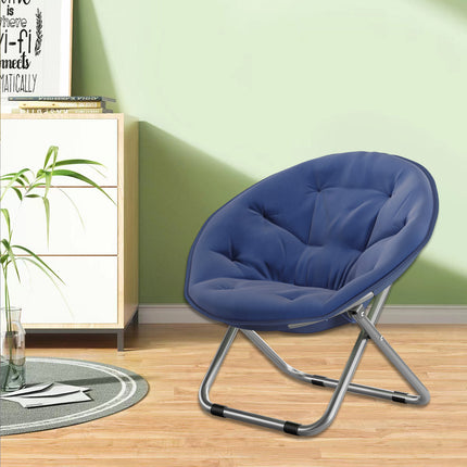 Folding Moon Disc Chair Recliner Comfortable Non Slip for Home Use Durable