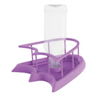 Reptile Water Bowl with Bottle for Lizard Gecko Snake Inverted Bottle Dispenser
