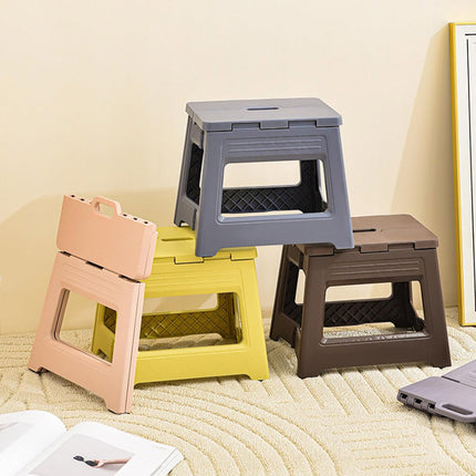 Portable Outdoor Plastic Folding Stool Lightweight Foldable For Camping Picnic