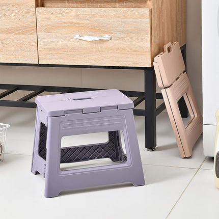 Portable Outdoor Plastic Folding Stool Lightweight Foldable For Camping Picnic