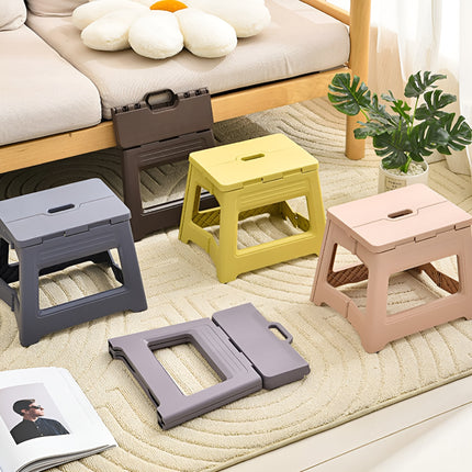 Portable Outdoor Plastic Folding Stool Lightweight Foldable For Camping Picnic