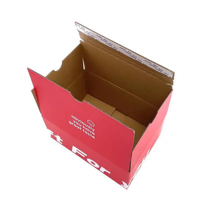 10PCS Corrugated Cardboard Boxes Zipper Closure Sturdy For Shipping Packaging