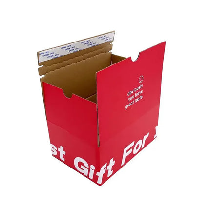 10PCS Corrugated Cardboard Boxes Zipper Closure Sturdy For Shipping Packaging