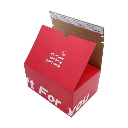 10PCS Corrugated Cardboard Boxes Zipper Closure Sturdy For Shipping Packaging