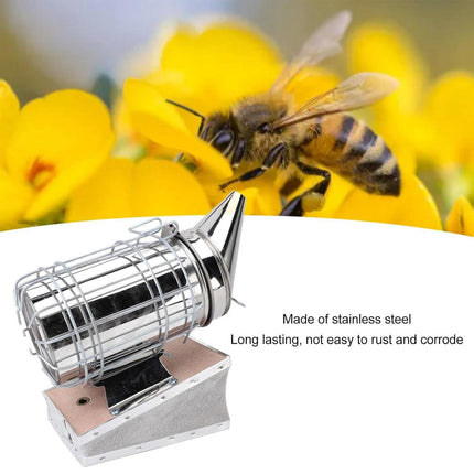 Beekeeping Smoke Blower Tool Stainless Steel Smoke Outlet for Hive Smoking Gear