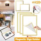 Magnetic Display Frame 6PCS A3 Wall Mount Magnet Frame Reusable Sign Holder Set
