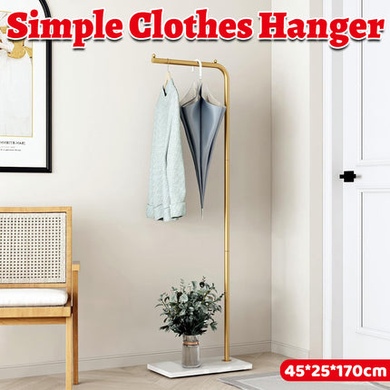 Modern Metal Clothes Rack Space Saving Standing Garment Hanger for Home Bedroom