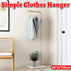 Modern Metal Clothes Rack Space Saving Standing Garment Hanger for Home Bedroom