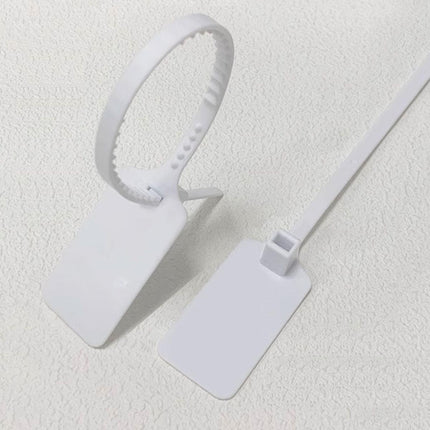 100pcs Plastic Seal Security Tags Plastic Label Tabs Ties for Luggage Bags