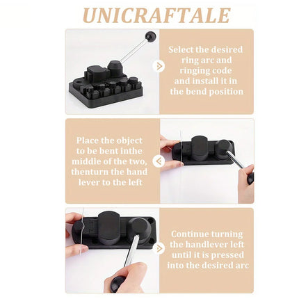 Ring Bending Tool for Jewelry Making Ring Shaper Bender Machine with Dies