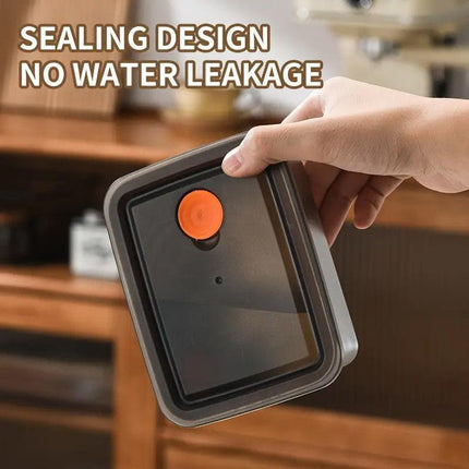 8PCS Stainless Steel Square Storage Crisper Box with Lid Bento Food Container