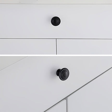 Pure Copper Cabinet Handle Antique Drawer Pull Black Small Copper Door Handle