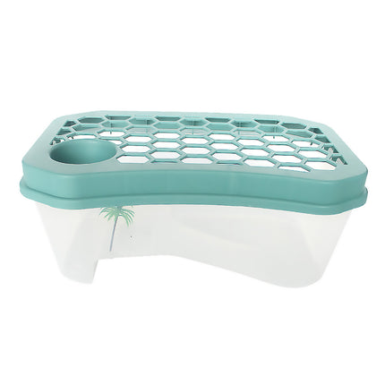 Open Turtle Tank Sun Basking Platform Plastic Reptile Habitat Aquarium Large