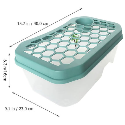 Open Turtle Tank Sun Basking Platform Plastic Reptile Habitat Aquarium Large