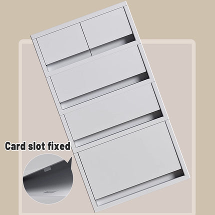 Rolling Casters Mobile Storage Cabinet with Drawers for Home Office Garage Use