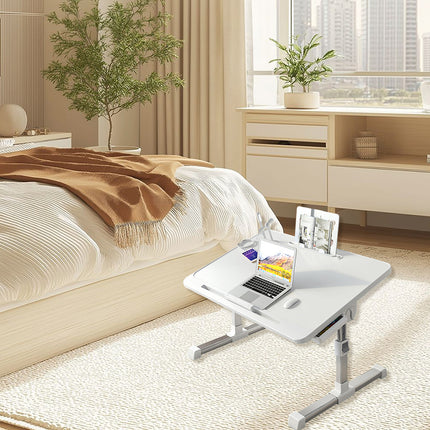Adjustable Laptop Bed Table Space Saving Sturdy Durable for Work and Study