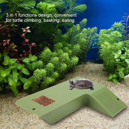 Turtle Climbing Platform Inclined Basking Ramp for Breeding Box Aquarium Habitat