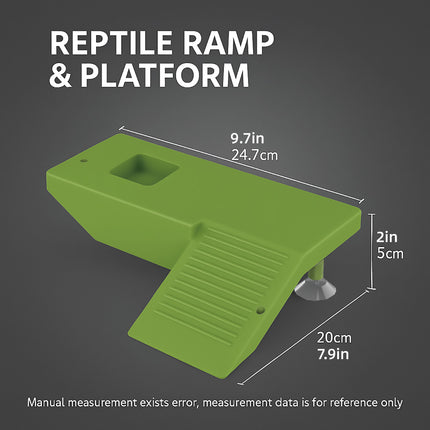 Turtle Climbing Platform Inclined Basking Ramp for Breeding Box Aquarium Habitat