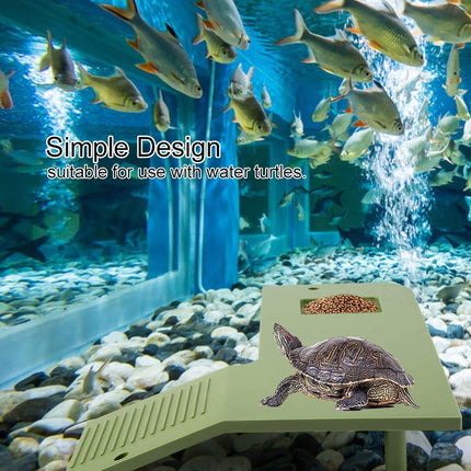 Turtle Climbing Platform Inclined Basking Ramp for Breeding Box Aquarium Habitat