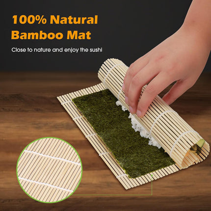 Sushi Making Tool Set Non Stick Easy To Use For Kitchen Beginners Sushi Lovers