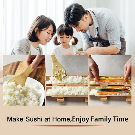 Sushi Making Tool Set Non Stick Easy To Use For Kitchen Beginners Sushi Lovers