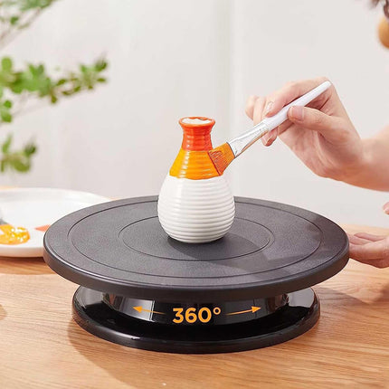Rotating Cake Turntable Set With Icing Spatula Baking Tools For Decorating Cakes