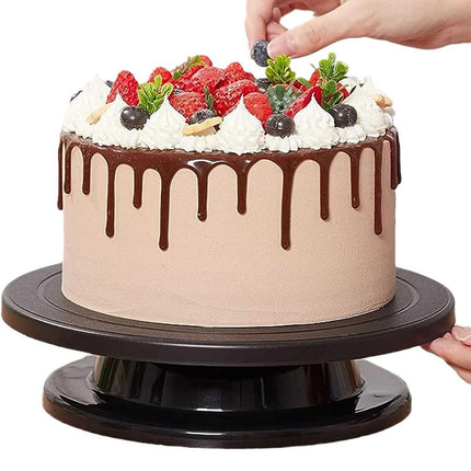 Rotating Cake Turntable Set With Icing Spatula Baking Tools For Decorating Cakes