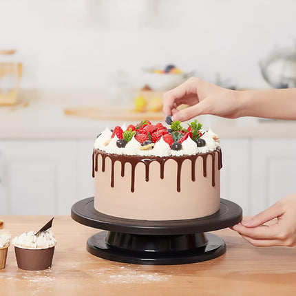 Rotating Cake Turntable Set With Icing Spatula Baking Tools For Decorating Cakes