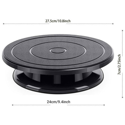 Rotating Cake Turntable Set With Icing Spatula Baking Tools For Decorating Cakes