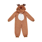 Girls' Christmas Elk Cute Dress Kids Holiday Party Outfit Festive Winter Wear - Aimall