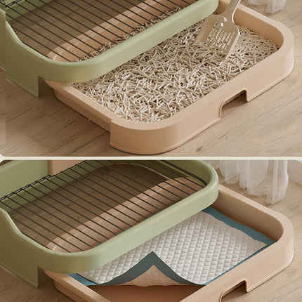 Easy Clean Dog Potty Flatbed Puppy Training Grass Mat Indoor Outdoor Dog Toilet