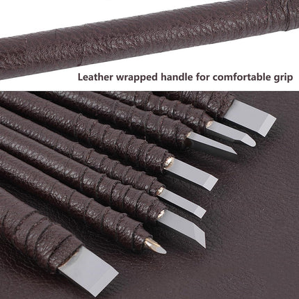 8pcs Seal Engraving Knife Set Engraving Tools Carving Knives for Stone Craft