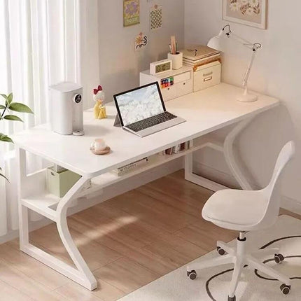 Desktop Computer Desk For Home Office Study Sturdy Easy-Assemble Spacious