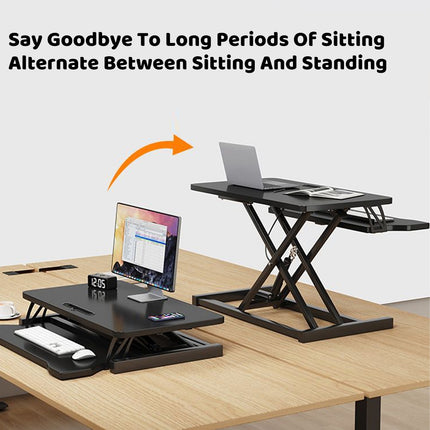 Adjustable Desktop Elevator Stand for Computer Home Office Laptop Monitor Use