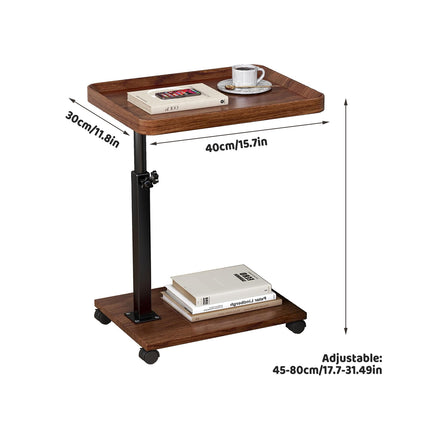 Trolley U-shaped Side Cabinet Multi-functional Luxury Mobile Bedside Table