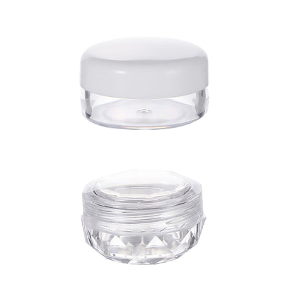 Cosmetic Cream Jar Bottle 50PCS 5g Transparent Round Refillable Sample Container
