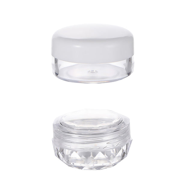 Cosmetic Cream Jar Bottle 50PCS 5g Transparent Round Refillable Sample Container