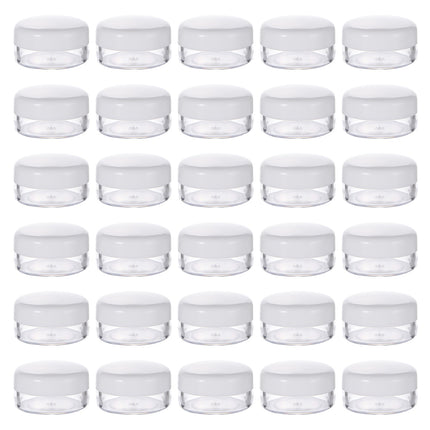 Cosmetic Cream Jar Bottle 50PCS 5g Transparent Round Refillable Sample Container