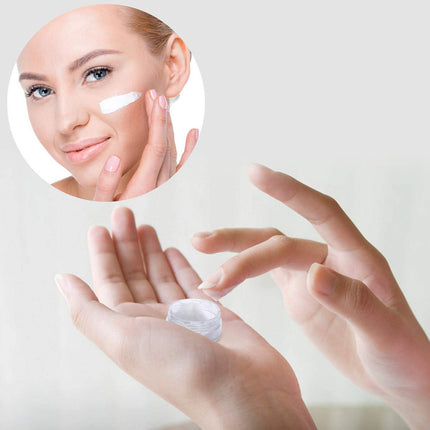 Cosmetic Cream Jar Bottle 50PCS 5g Transparent Round Refillable Sample Container