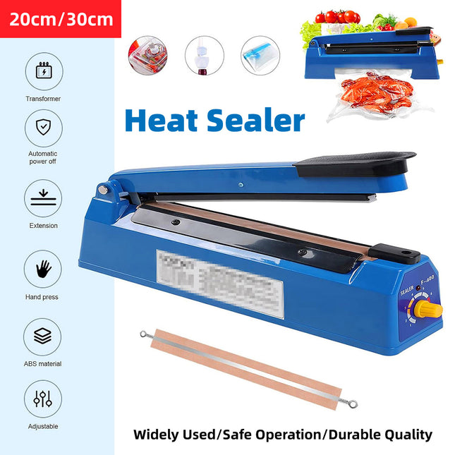 Manual Hand Press Heat Sealer Machine for Plastic and Foil Food Packaging Bags