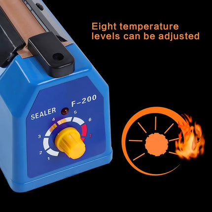 Manual Hand Press Heat Sealer Machine for Plastic and Foil Food Packaging Bags